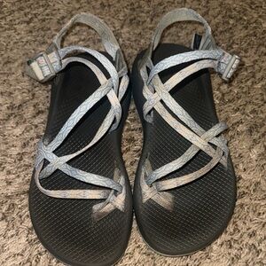 Chaco Classic Women’s Double Strap Sandals Blue/Gray Size 10
